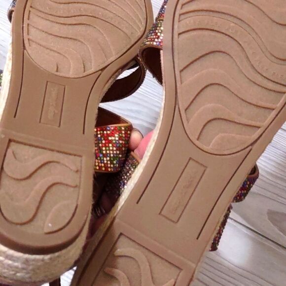 (5-2885) Easy Street Women's Radical Wedge Sandal Sz 11 - Picture 5 of 9